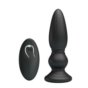Mr. Play Super Power - anál plug távirányítóval (fekete)