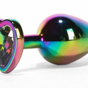 X-Men Rainbowheart L fém anál plug szív talppal