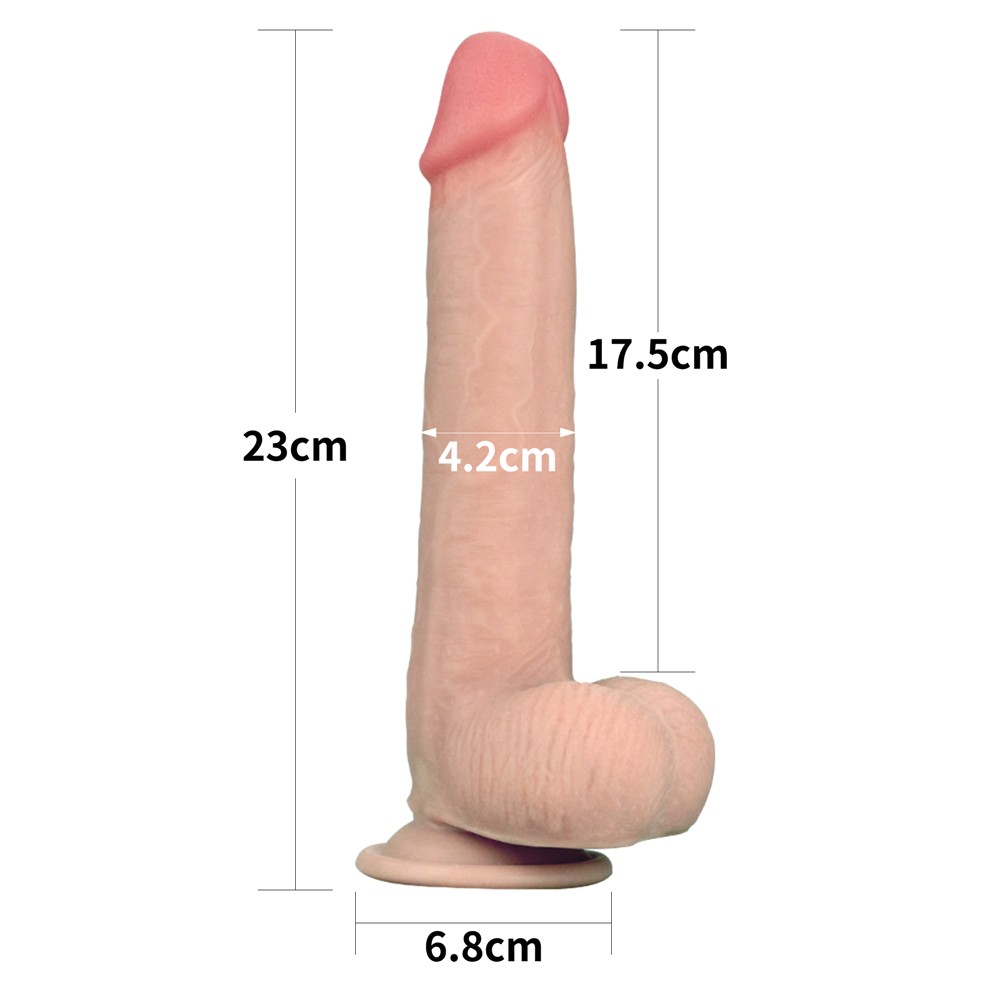 FlexSkin Real – Hajlítható élethű dildó tapadókoronggal 23 cm - Image 4