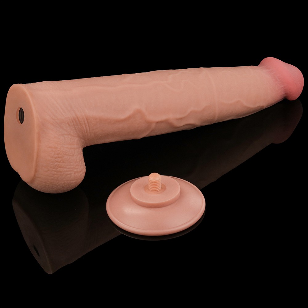 34 cm King Sized Sliding Skin dildó – extra nagy, élethű élmény - Image 11