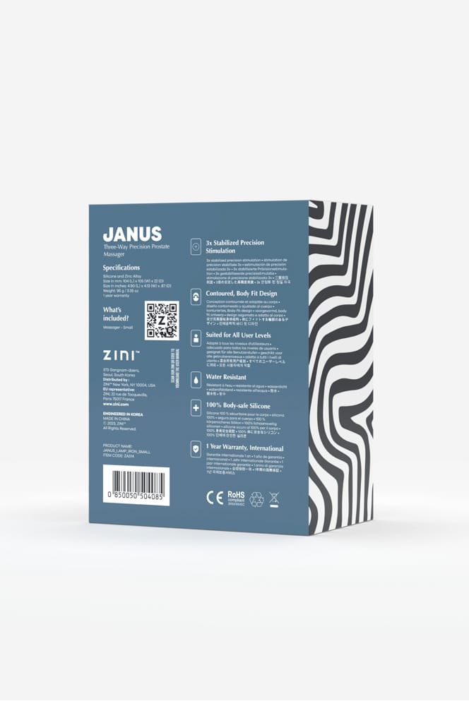 Zini Janus Lamp Iron — Prosztata Masszírozó S, Arany-Bordó - Image 2
