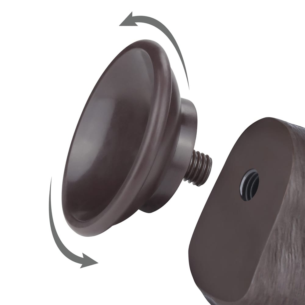 20,8 cm Sliding Skin dildó – Valósághű fekete, herés - Image 4