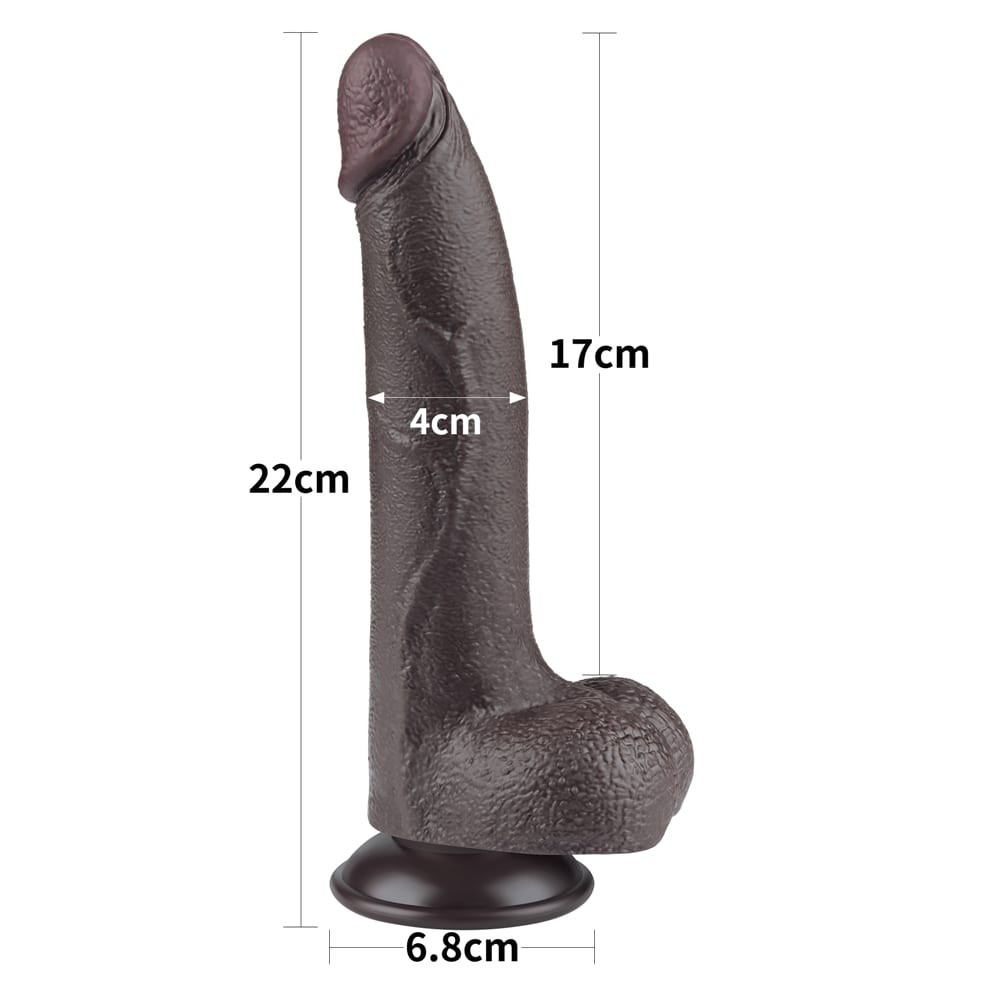 LoveToy Sliding Skin dildó, 22 cm - Image 3