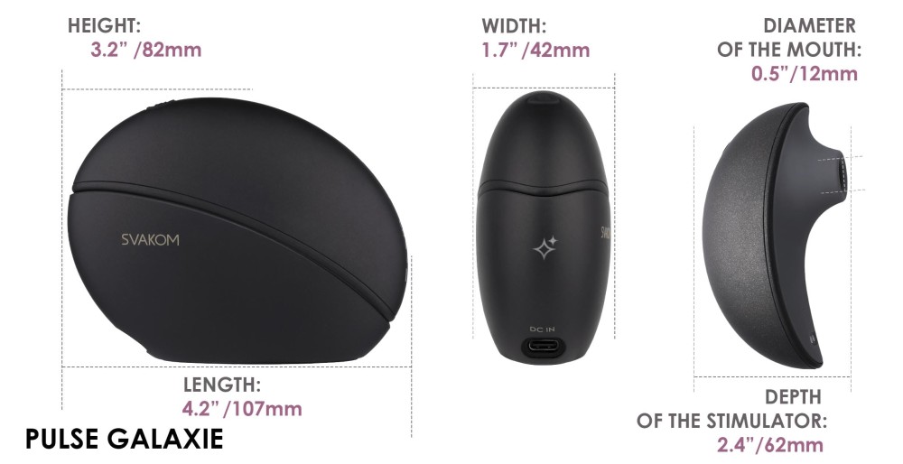 Pulse Galaxie Midnight Black – űrnyi gyönyör egyetlen érintéssel - Image 5