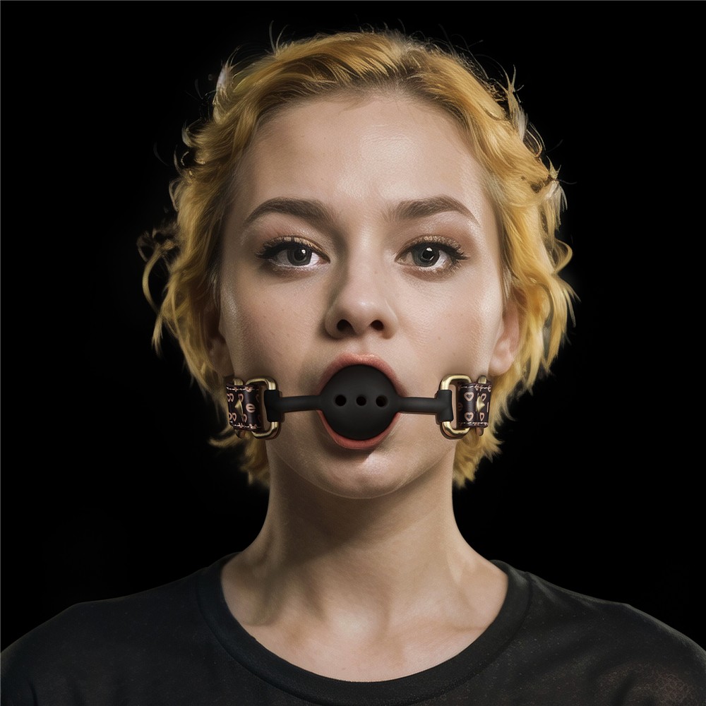 Tüskés ball gag – Rebellion Reign prémium szájpecek - Image 6