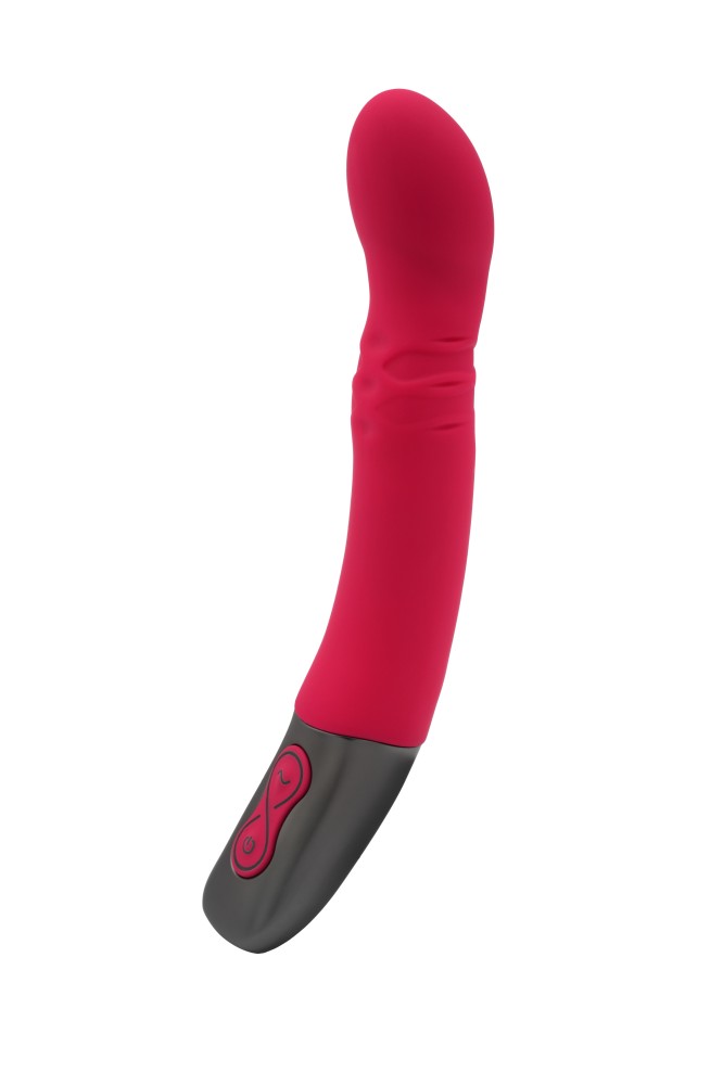 TITANZ 20cm - forgófejes G-pontos vibrátor (rózsaszín)