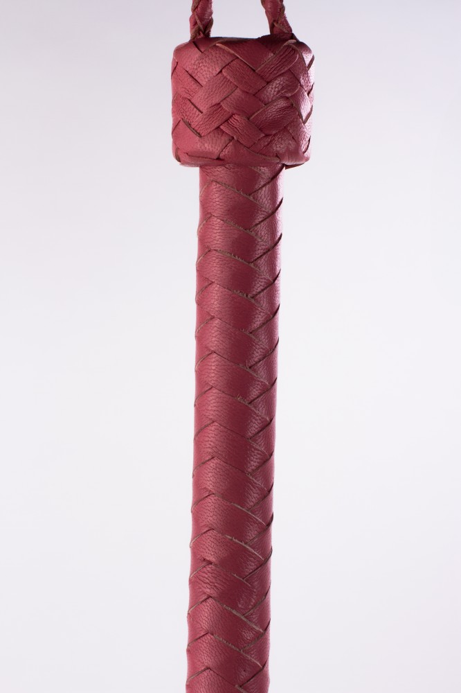 Rózsaszín fonott bőrkorbács – 75 cm érzéki BDSM élmény - Image 7