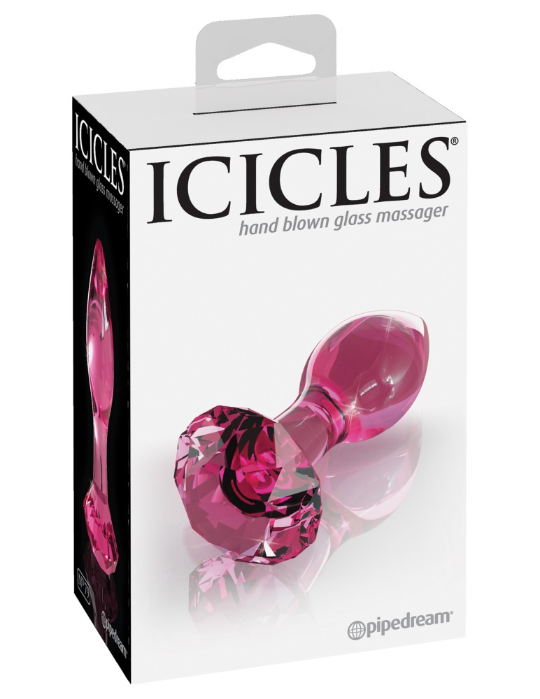 No. 79 Pink – üveg anális dugó klasszikus kivitelben - Image 5