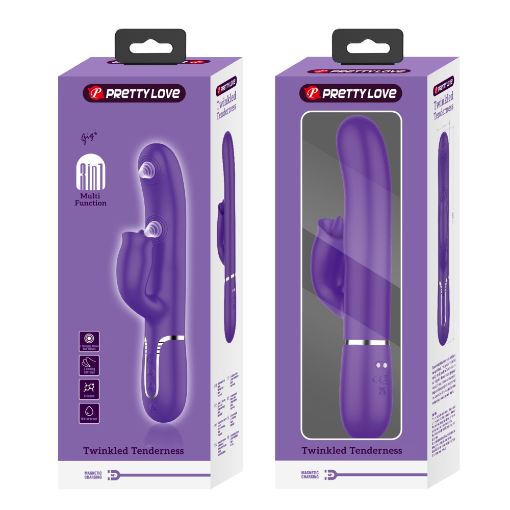 Dupla motoros vibrátor – Pretty Love Gigi - Image 7