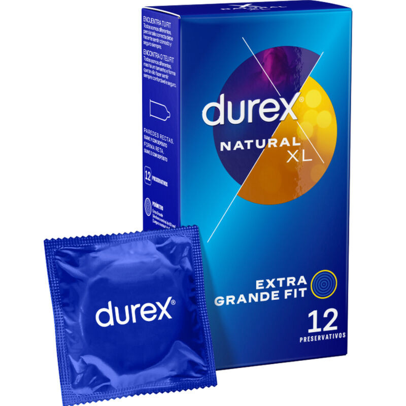 Durex Natural XL – prémium óvszer (12 db)