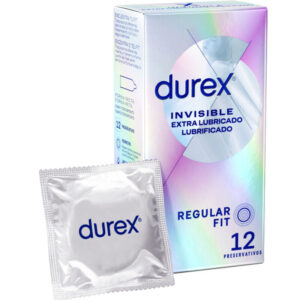Durex Invisible – extra síkosított óvszer 12 db-os kiszerelés