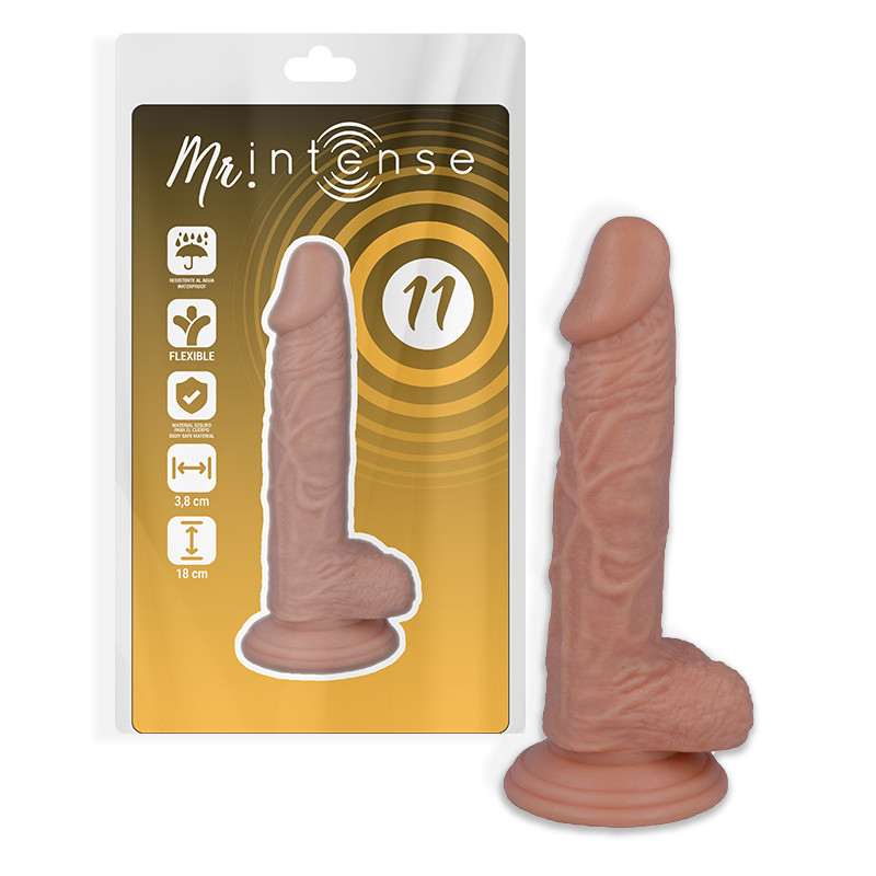 MR INTENSE 18 cm vibrátor – Élethű pénisz kényeztető - Image 3