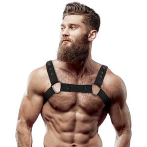 Fetish Submissive – állítható neoprén sportmellény férfiaknak