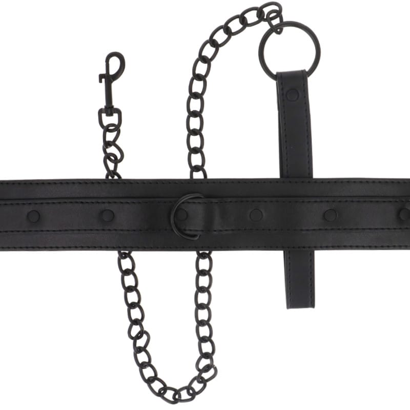 Vegán bőr fétis nyakörv – INTENSE prémium BDSM kiegészítő - Image 4