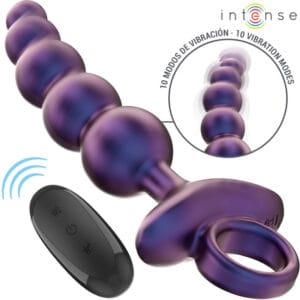 INTENSE - távirányítós vibráló análkúp 3-as modell