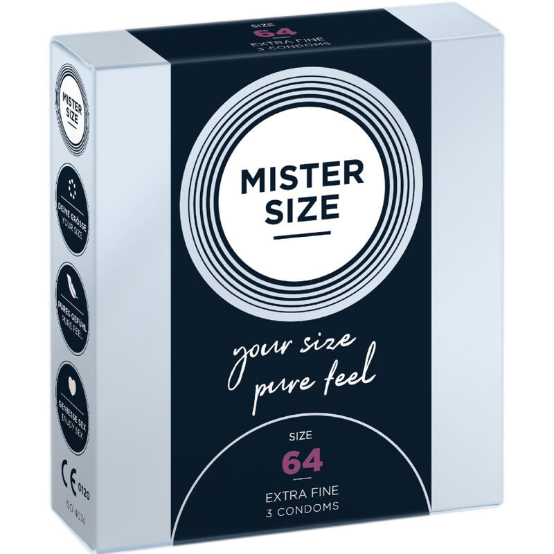 MISTER SIZE - XXL méretű prémium óvszer (64 mm