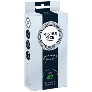 Mister Size – XS méretű óvszer 47 mm (10 db)