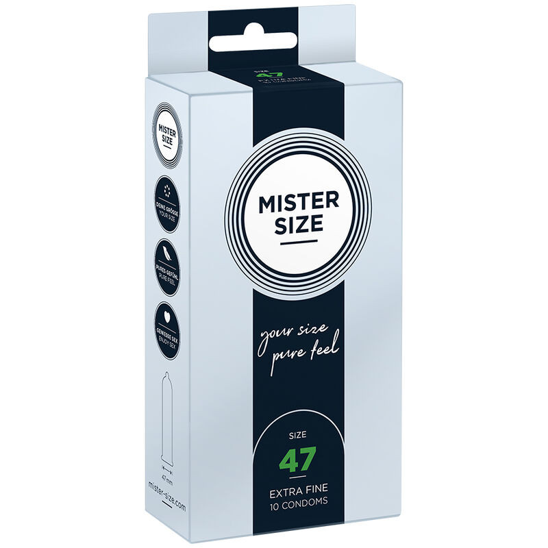 Mister Size – XS méretű óvszer 47 mm (10 db)