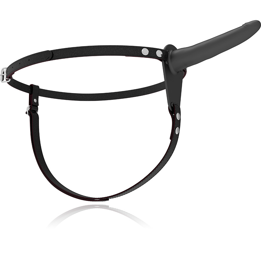 Fétis Alázatos Heveder – Fekete Szilikon Hám, 15 cm - Image 4