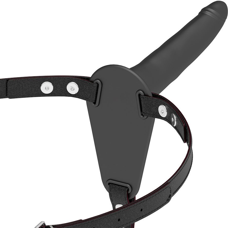 Fétis alázatos heveder - fekete szilikon