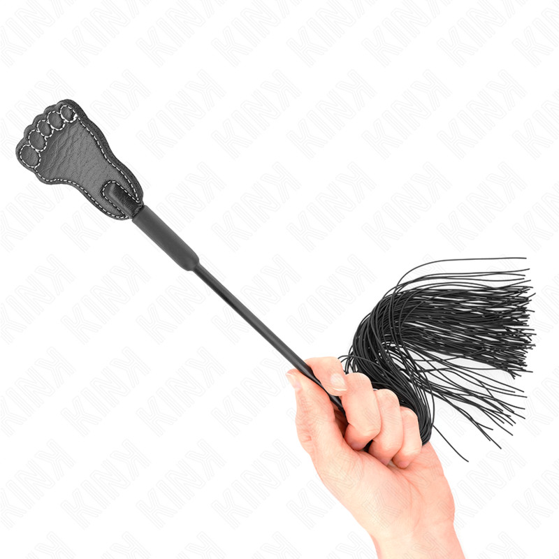 KINK BDSM pálca bojtossal – Támaszos csúszka forma - Image 4