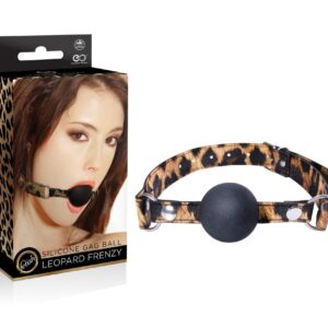 LEOPARD FRENZY SILICONE GAG BALL_B0O25_4