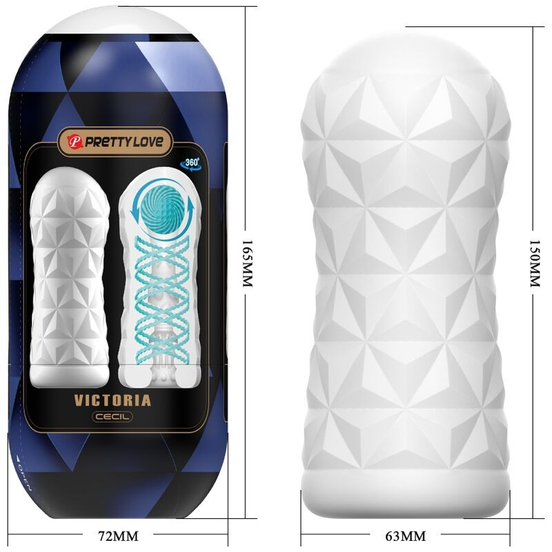 Pretty Love Victoria Cecil maszturbátor – elegáns spirálos kényeztető - Image 4