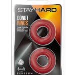 STAY HARD DONUT RINGS RED