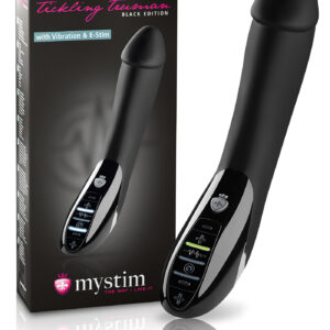 Mystim Tickling Truman – elektro stimuláló vibrátor (fekete)