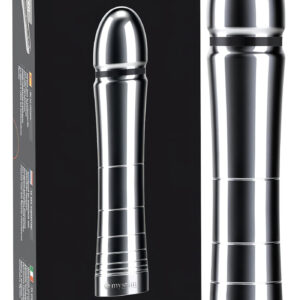 Mystim Glossy Glen elektro dildó – alumínium stimuláló rúd