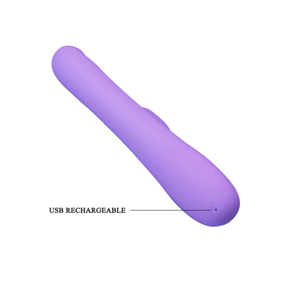 Pretty Love Truman Purple forgófejes vibrátor csiklóizgatóval - Image 3