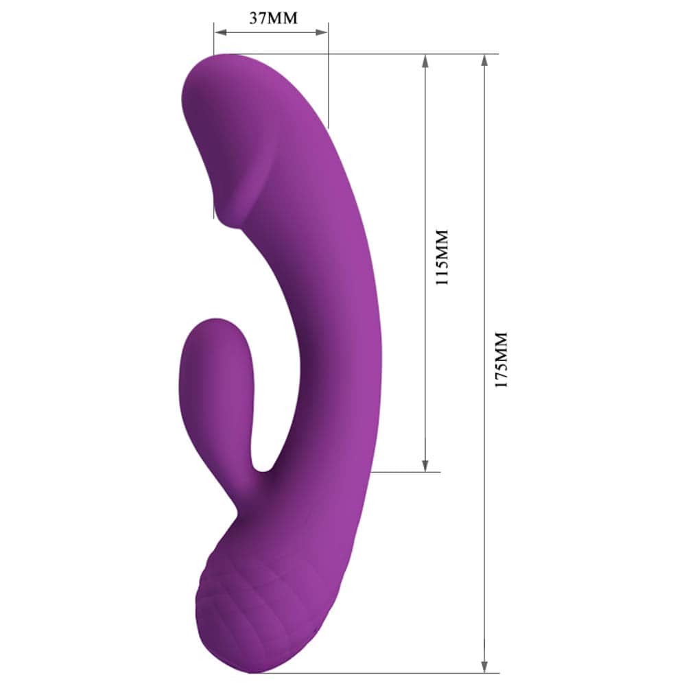 Pretty Love Doreen — Kétmotoros G-pontos Vibrátor, 17,5 cm - Image 3