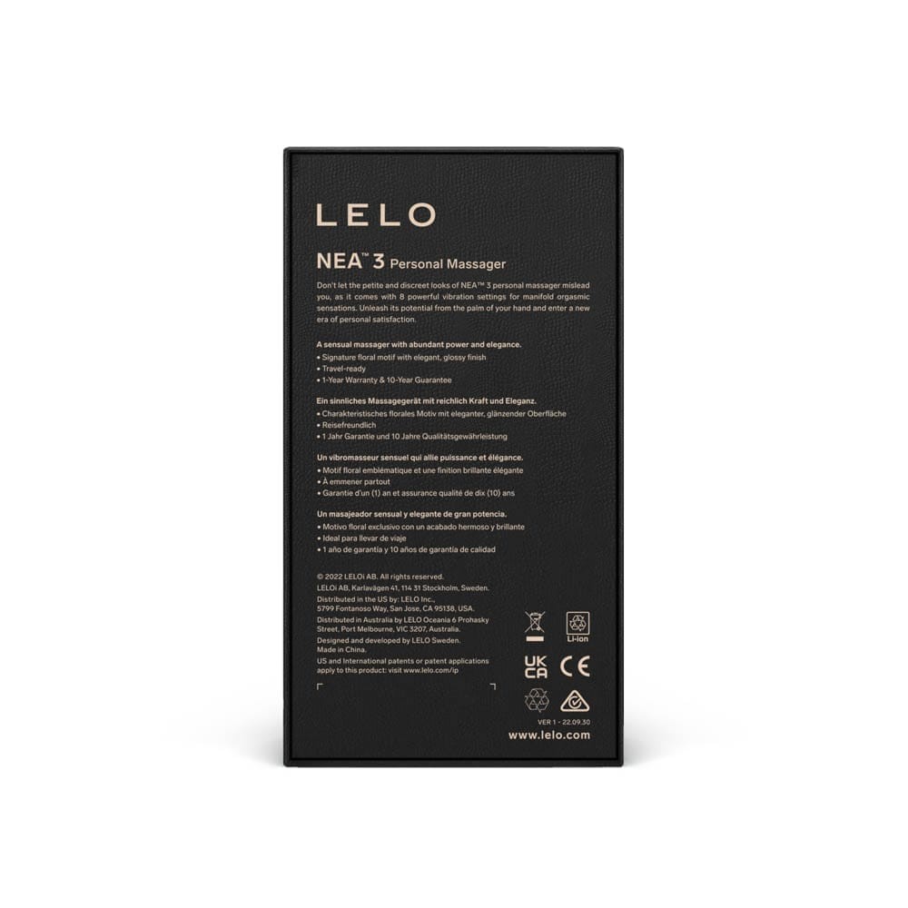 LELO Nea 3 - prémium csiklóvibrátor (fekete) - Image 8