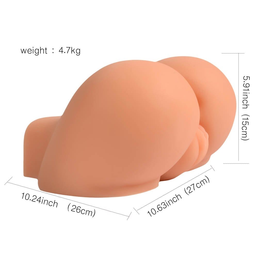 Mistress 26 cm - élethű maszturbátor két nyílással (testszínű) - Image 2