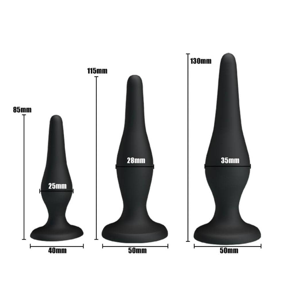 Szilikon anál plug szett 3 méret - Image 2