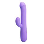 Pretty Love Truman Purple — Forgófejes Vibrátor Csiklóizgatóval