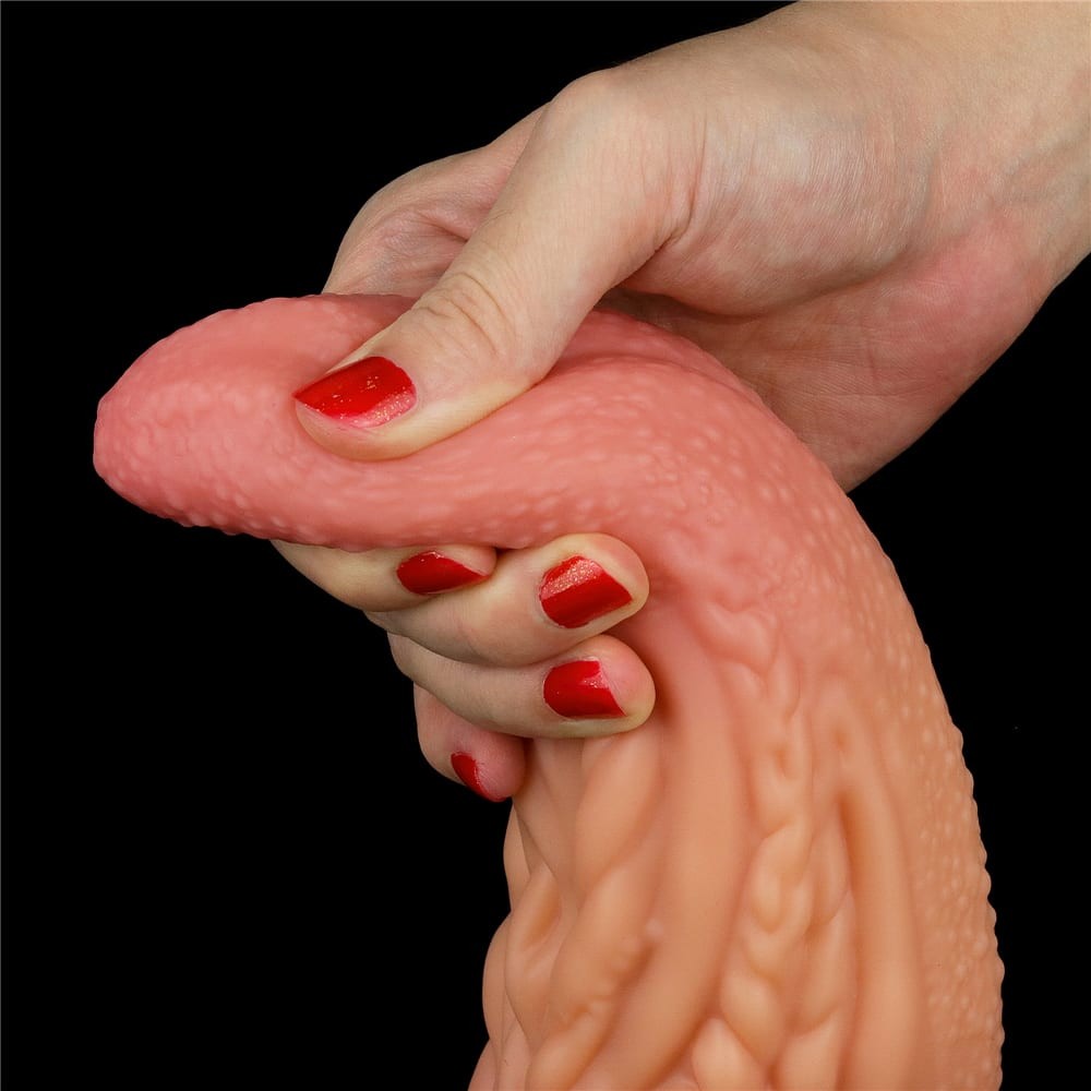 Lovetoy Nature Cock Nyelv Formájú Dildó Tapadókoronggal, 25 cm - Image 7