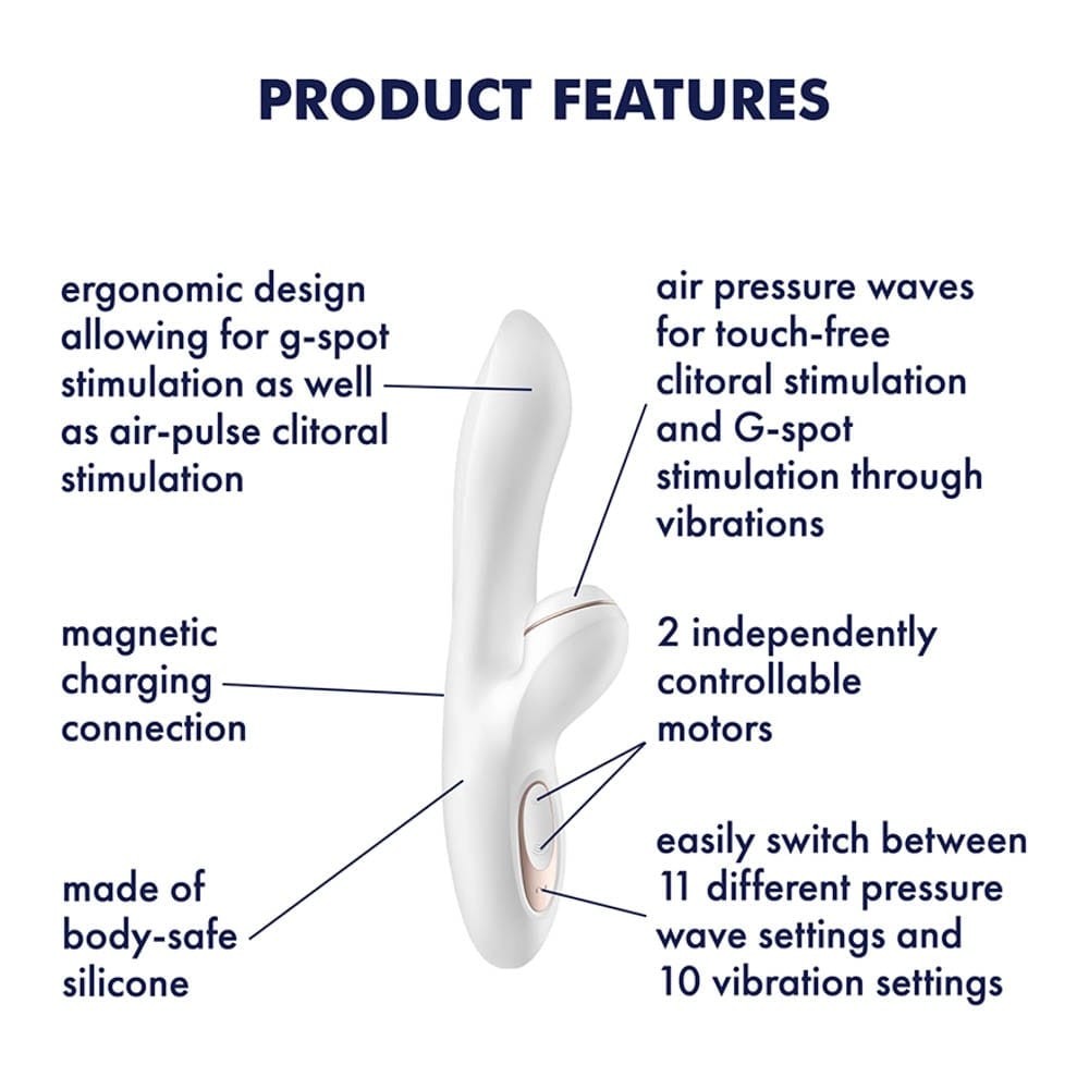 Satisfyer Pro+ G-Spot Léghullámos Csiklóizgatós Vibrátor - Image 2