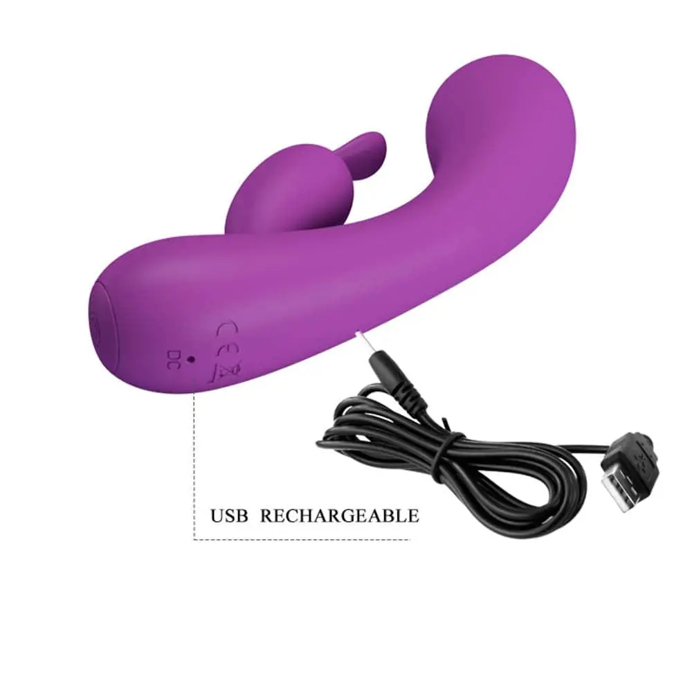 Pretty Love Grace — Kétmotoros G-pontos Vibrátor, 16,5 cm - Image 3