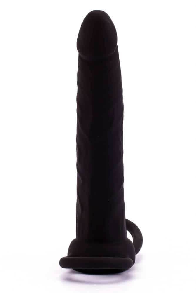 Lovetoy Silicone Fantasy Double Prober — Fekete Üreges Dildó - Image 6