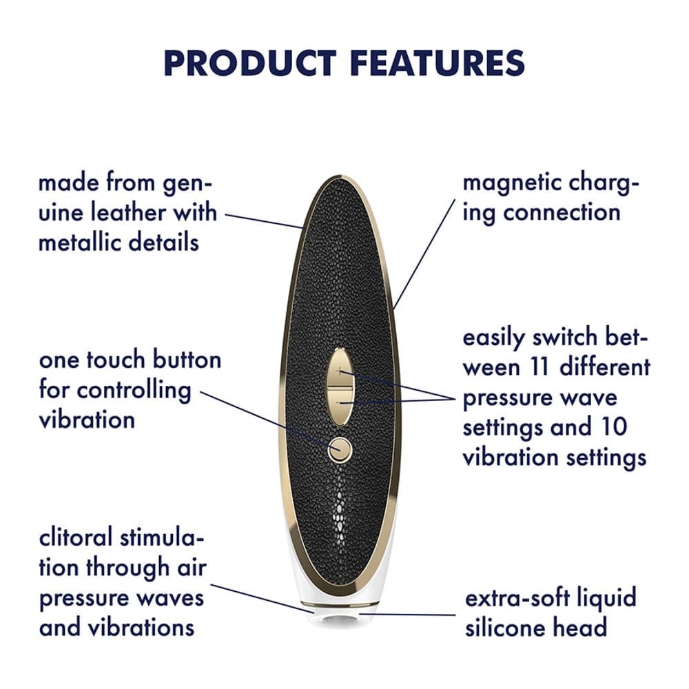 Satisfyer Luxury Haute Couture luxus léghullámos csiklóizgató - Image 5