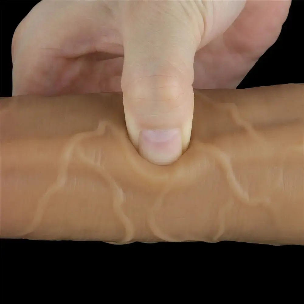 Silicone Rotator - forgófejes kétrétegű vibrátor távirányítóval (testszínű) - Image 3