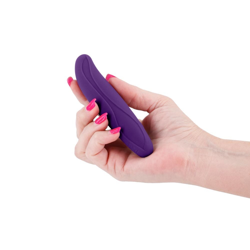 INYA Flirt 11,8 cm - flexibilis mini vibrátor 7 móddal és 3 sebességgel (sötétlila) - Image 2
