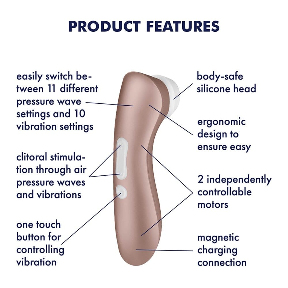 Satisfyer Pro 2+ – Léghullámos Csiklóizgató - Image 2