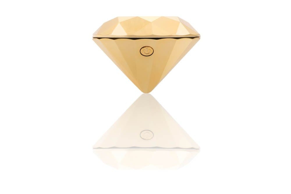 Twenty One Vibrating Diamond – akkus, vízálló csiklóizgató (arany) - Image 2