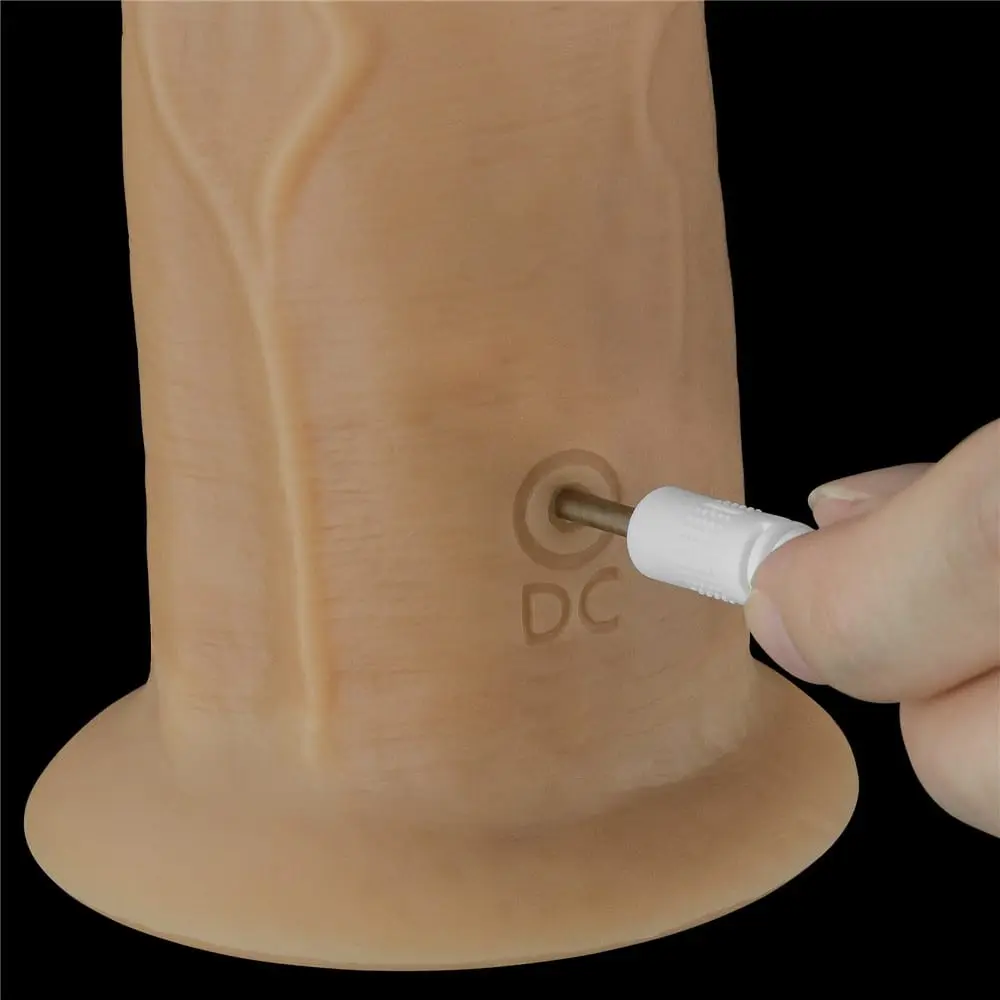 Silicone Rotator - forgófejes kétrétegű vibrátor távirányítóval (testszínű) - Image 8