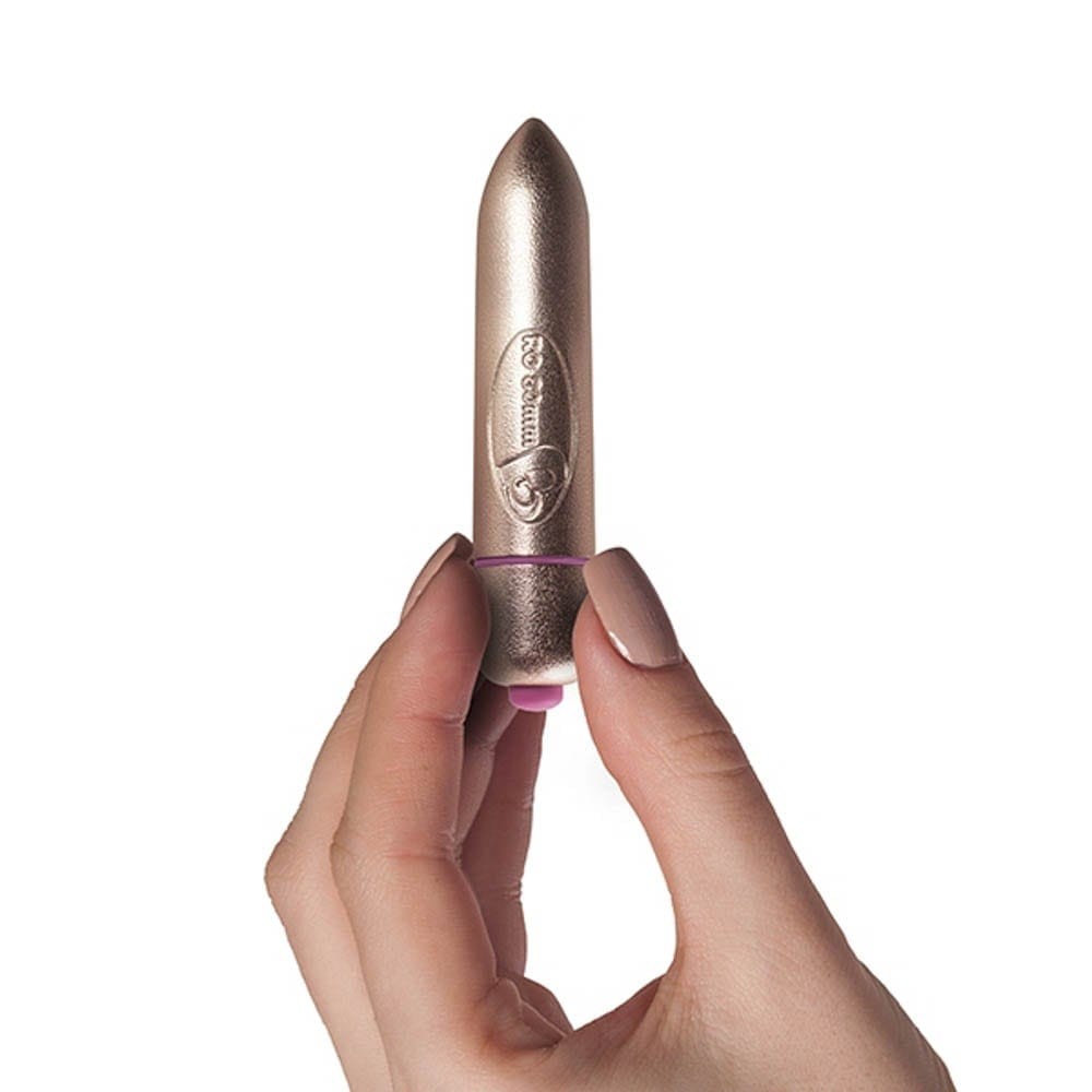 Coloured 7 Speed RO-80 mm Gold – mini vibrátor - Image 3