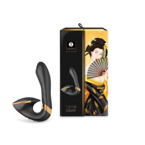 Soyo Black - luxus kétmotoros G-pontos vibrátor (fekete)