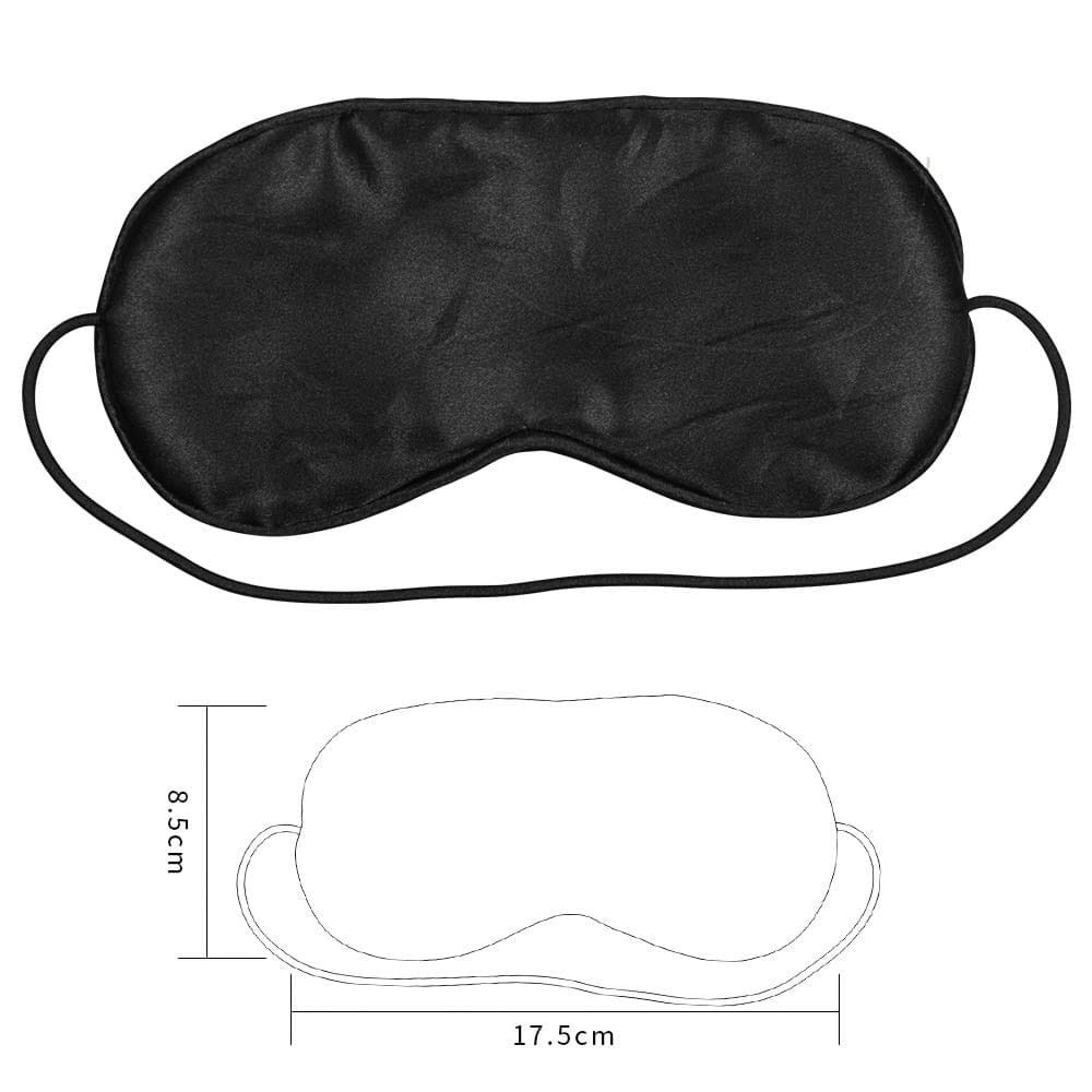 Struggle My Mask 17,5 cm - szemkötő (fekete-ezüst) - Image 2