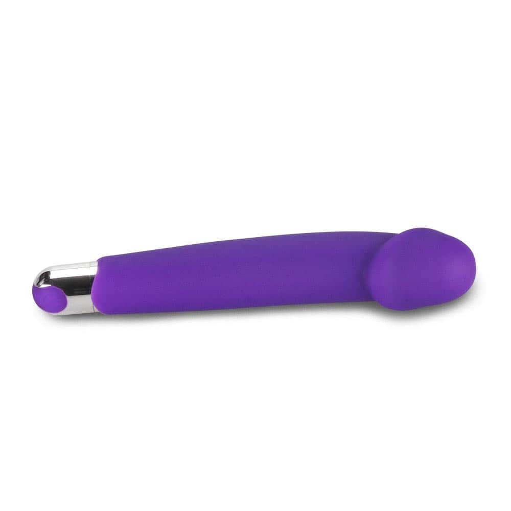 IJOY Silicone Dildo (16,5 cm) - univerzális vibrátor (lila) - Image 4